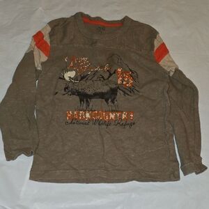 Falls Creek Boys Moose Long Sleeved Shirt Small